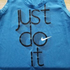 Blue Nike tank top Sleeveless sz large l dri fit